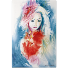 Wandgemälde "Anne", 53 x 36 cm