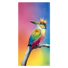 Wandbild "Kingfisher", Lim. 50, 60 x 30 cm