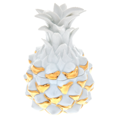 Ananasdose, Glanzgold, H 15 cm
