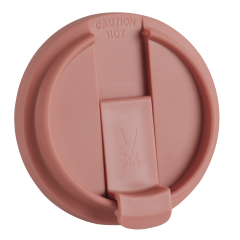 Kunststoffdeckel zu Coffee to go Becher, rot