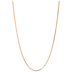 Kette Pearl Collection, 750 Roségold, OHNE Anhänger, Länge 45 cm mit Zwischenöse bei 42 cm, mit Karabiner-Verschluss
