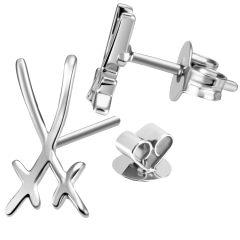 Ohrstecker Swords Basic, 925 Sterlingsilber