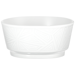 Bowl, Shape "Vitruv Graphic", white, 8,5 x 7,5 cm