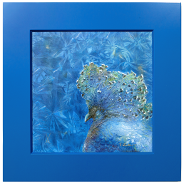 Wandbild Kronentaube, Neue Kristallwelten von Meissen, H 53 cm