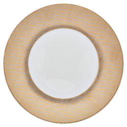 Vorspeise- und Dessertteller, Form "MEISSEN® Cosmopolitan", Mesh, gold, Ø 22,5 cm