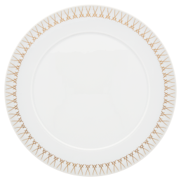 Platzteller, Form "No 41", Swords Luxury Gold, Schwerterkante, Ø 33 cm
