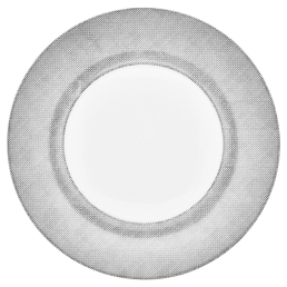 Speiseteller, groß, Form "MEISSEN® Cosmopolitan", Mesh, platin, Ø 30 cm
