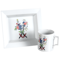 Home office set, 2-pcs, Mug, Vide-Poche, "Swords Fantasy"