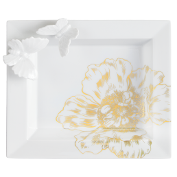 Vide-Poche, "Butterfly Collection", groß, "Giant Bloom Gold", 21 x 18 cm