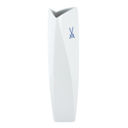 Vase, Markenzeichen Meissen, kobaltblau, H 29 cm