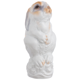 Chinesisches Jahrestier Hase, Bunt staffiert, leicht, H 12 cm