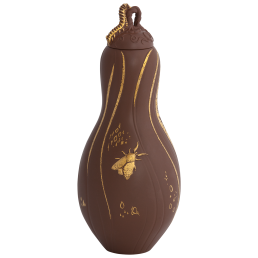 Kürbisvase Böttgersteinzeug, H 33 cm