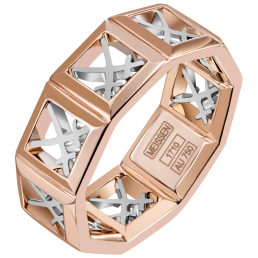 Ring Swords Insignum, 750 rose gold, bicolor