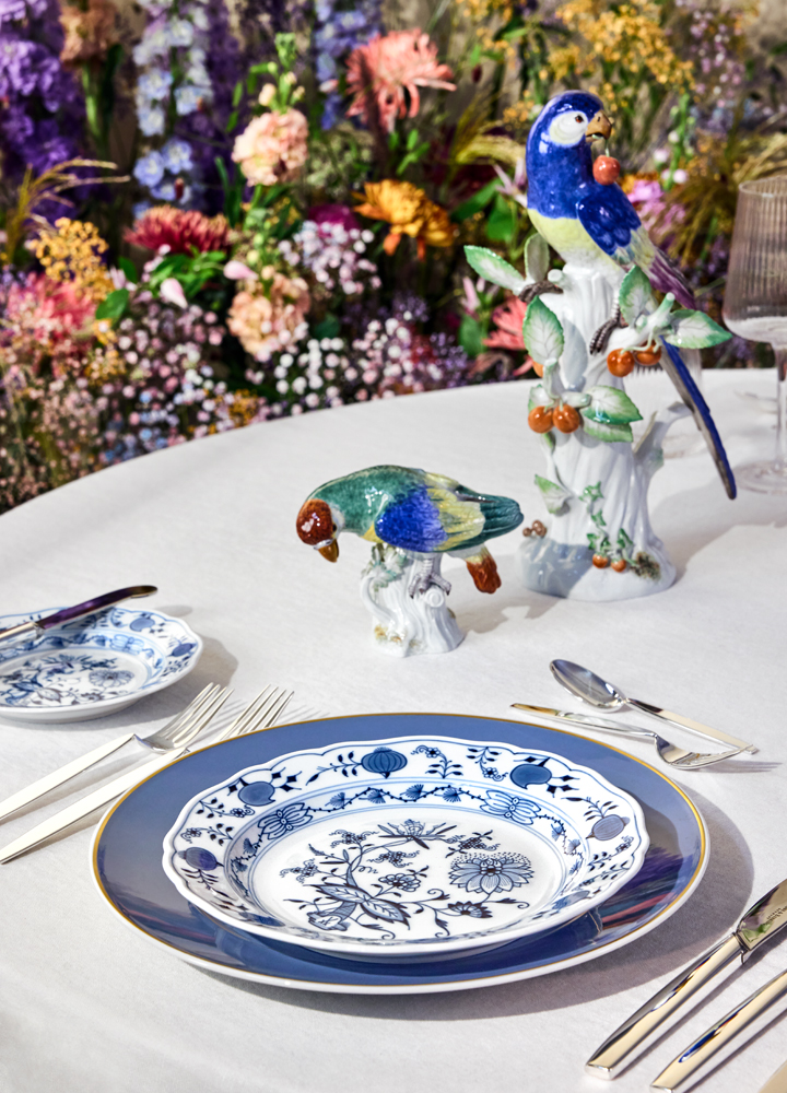 Zwiebelmuster und Urban Colors Teller Meissen